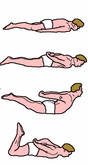 Joseph Pilates doing the Pilates The Double Kick